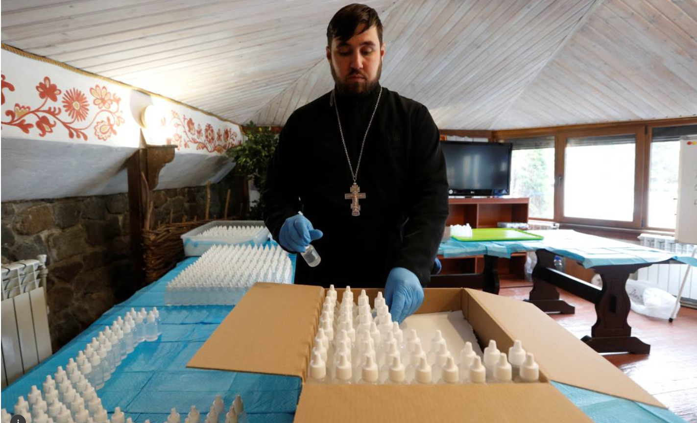 Screenshot_2020-03-25 Kiev monastery fights coronavirus with homemade hand sanitizer